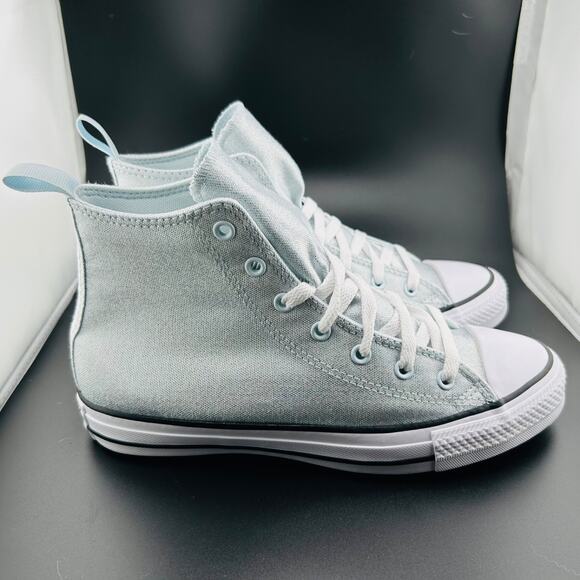 Converse Chuck Taylor All Star EVA Lift Platform Prism Glitter High-Top Sz 6 - Picture 4 of 7